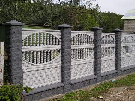 Еврозаборы из бетона
