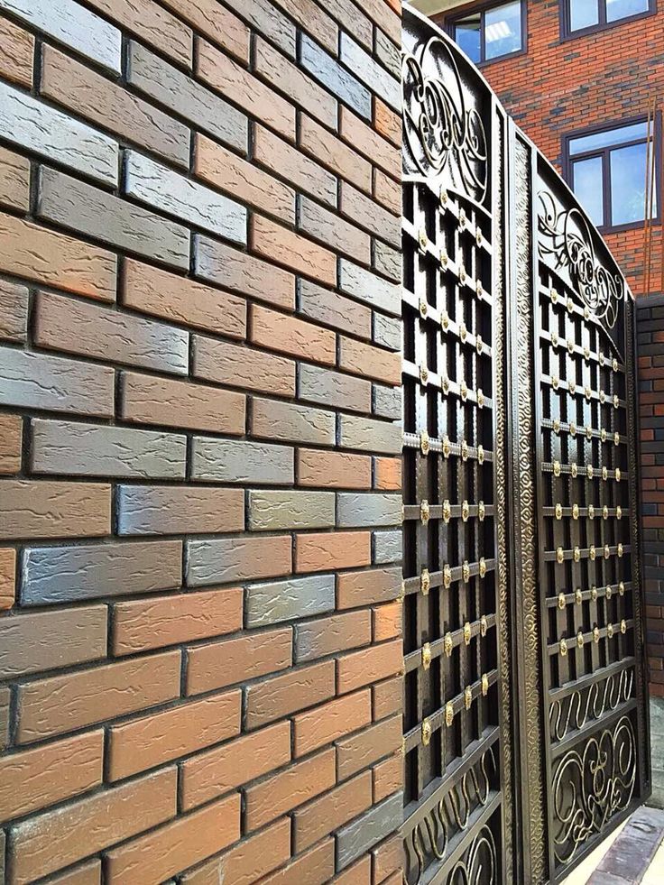 Кирпичные заборы Баварская кладка