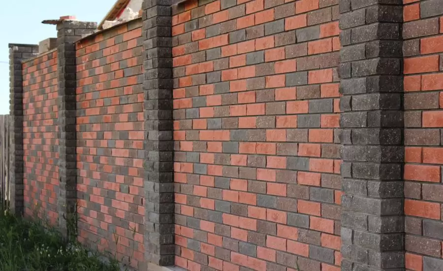 Кирпичные заборы Баварская кладка